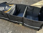 Heytrip Large Trunk Organizer With Built-in Leakproof 3 Compartments, Black. Fixed Price $75.00.