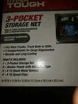 Hyper Tough 3 Pocket Storage Net 44X12X12 Retail $12.99. Fixed Price $12.99.