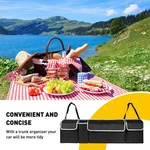 Adjustable Car Trunk Organizer Oxford Interior Back Seat Storage Bag 4-POCKET. Fixed Price $15.10.