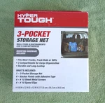 Hyper Tough 3 Pocket Storage Net- 44 56" X 12"- Fits Most- Hardware Inc. Fixed Price $9.99.