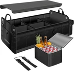 Haokay Collapsible Trunk Organizer With Insulated Leakproof Cooler Bag,removable. Fixed Price $88.72.