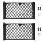 2 Pack Large Cargo Net For Trunk, Rv, Boats Storage Mesh Pocket With 4 Mo.... Fixed Price $22.15.