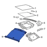 For Jeep Grand Cherokee 2022-2025 Mopar Black Cargo Cover. Fixed Price $277.13.