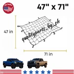 Truck Bed Cargo Net 47"X71" Heavy Duty For Chevrolet Silverado 1500 & 2500. Fixed Price $23.94.
