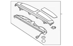 Genuine Audi Package Tray Trim 4H4-863-412-G-EG4. Fixed Price $1143.33.