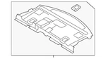 Genuine Ford Pkg Tray Trim BA5Z-5446668-BC. Fixed Price $581.96.