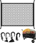 Cargo For Garden Wagon, Beach Cart Elastic Heavy Duty Cover Nets With Abs Ho. Fixed Price $25.66.