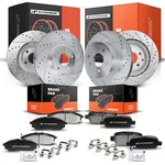 A-premium Drilled Brake Rotor & Ceramic Pads Front Rear For Infiniti G37. Fixed Price $272.99.