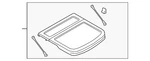 Genuine Volkswagen Package Tray 3G8-867-769-D-EH8. Fixed Price $427.20.