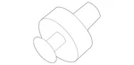 Genuine Mercedes-benz Rubber Bumper 203-987-00-39. Fixed Price $11.84.