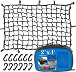 Bungee Cargo Net Stretches To 4'X6' For Truck Bed,pickup 22X38, Black. Fixed Price $29.49.