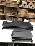 Blemished 02-18 Dodge Ram Crew Rear Under Seat Folding Metal Cargo Tool Trays. Fixed Price $100.00.