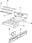 Genuine Gm Panel Above Lid 20598912. Fixed Price $5.70.