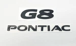 2008 2009 Pontiac G8 Gxp Rear Trunk Deck Lid Emblem Kit Set Black Gm. Fixed Price $49.00.
