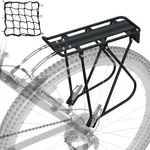 Bike Cargo Rack W/bungee Net & Reflective Logo Universal Adjustable Bic.... Fixed Price $53.73.