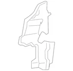 Genuine Lexus Radiator Support Air Deflector 53293-0E070. Fixed Price $118.20.