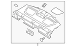 Genuine Ford Package Tray BE5Z-5446668-AA. Fixed Price $187.87.