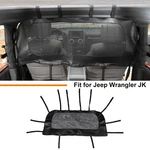 Black Seat Back Isolation Net Pet Barrier Accessories For Jeep Wrangler Jk 07-18. Fixed Price $55.37.