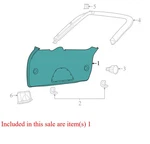 2015 Jeep Grand Cherokee Liftgate Trim Cover Used Oem 1XW83DX9AM. Fixed Price $224.00.