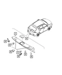 Genuine Mopar Cargo Net Hook 68302367AA. Fixed Price $12.19.