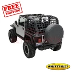 Smittybilt Exterior Cargo Net C-RES2 Nylon Fits Jeep Wrangler 07-16. Fixed Price $213.53.
