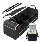 Car Trunk Organizer 115L Heavy Duty Collapsible With Cooler Bag. Fixed Price $69.99.