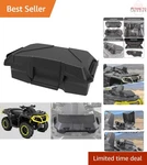 Storage Cargo Box Rigid Lightweight 2 Gal Capacity All-terrain Atv. Fixed Price $97.98.