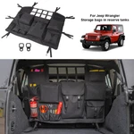 Rear Trunk Storage Bag Organizer Pocket For Jeep Wrangler Jk Jl 2007+ Black. Fixed Price $45.99.