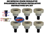Gm Regulator Window Rollers Side Door Crank Glass Rear Panel Instructions 6P B. Fixed Price $16.90.