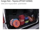 Toyota RAV4 2006-2014 Genuine Oem Cargo Net PT347-42065. Fixed Price $24.99.