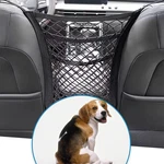 3-LAYER Car Mesh Organizer, Dog And Kid Pet Barrier, Seat Back Net Bag Holder.... Fixed Price $12.98.