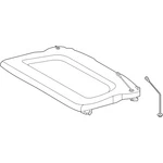 Genuine Mercedes-benz Oe Cover Rear Shelf 247-690-29-01-9F93. Fixed Price $238.07.