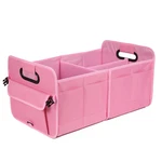 Aokjoy Car Trunk Organizer - Collapsible Multi Compartment Storage L, Pink. Fixed Price $28.88.