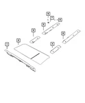 Genuine Mopar Load Floor Panel 6BZ82TX7AB. Fixed Price $31.93.