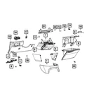 Genuine Mopar Instrument Panel Brace Cover 5SC94DX9AC. Fixed Price $191.16.