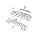 Genuine Mopar Rear Shelf Panel 68037870AK. Fixed Price $267.75.
