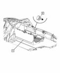 Genuine Mopar 2008-2010 Chrysler Sebring Floor Cargo Organizer Bin 1EA141X9AB. Fixed Price $206.99.