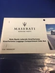 Genuine Maserati Granturismo Luggage Compartment Side Net 940000297. Fixed Price $59.97.