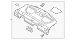 Genuine Ford Package Tray 8E5Z-5446668-GB. Fixed Price $61.15.